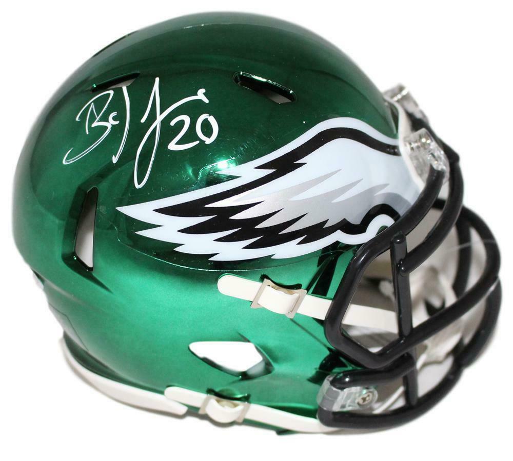 brian dawkins autographed helmet