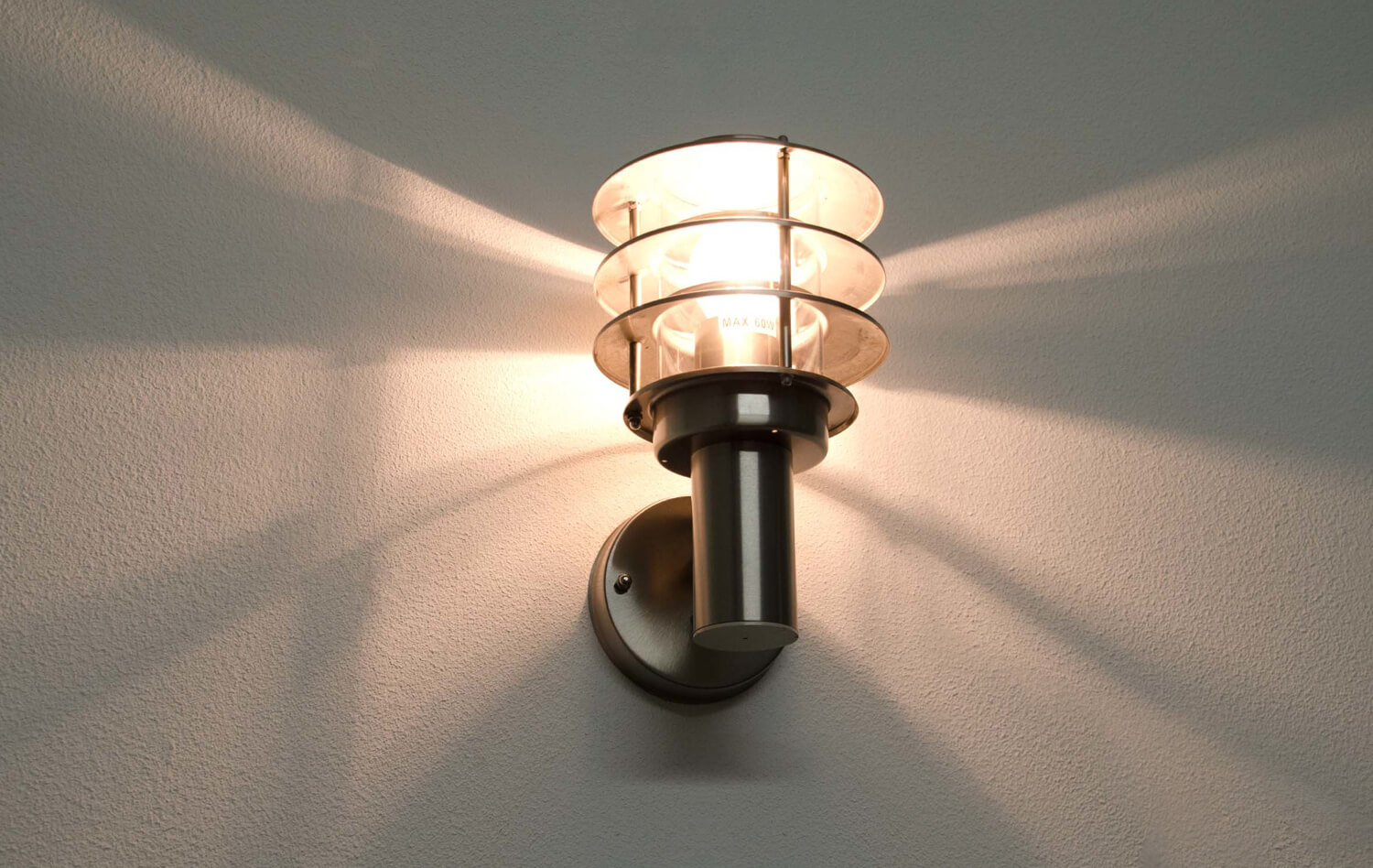 Elegante LED Wandaußenleuchte 5W Hauswandlampe Außenbeleuchtung Wand