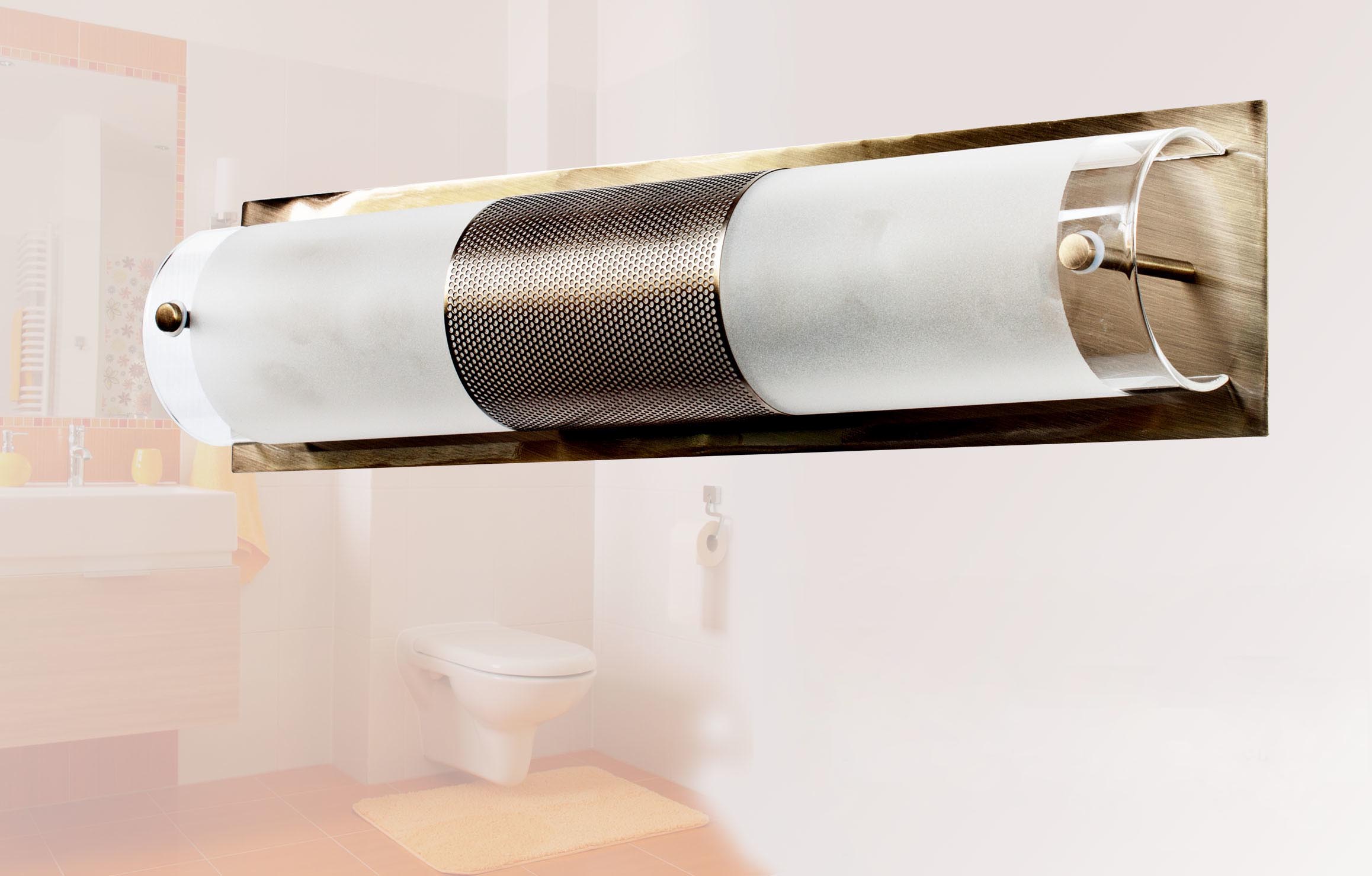 Jugendstil Wandleuchte 3552 Badlampe in Bronze Badleuchte Lampe Leuchte