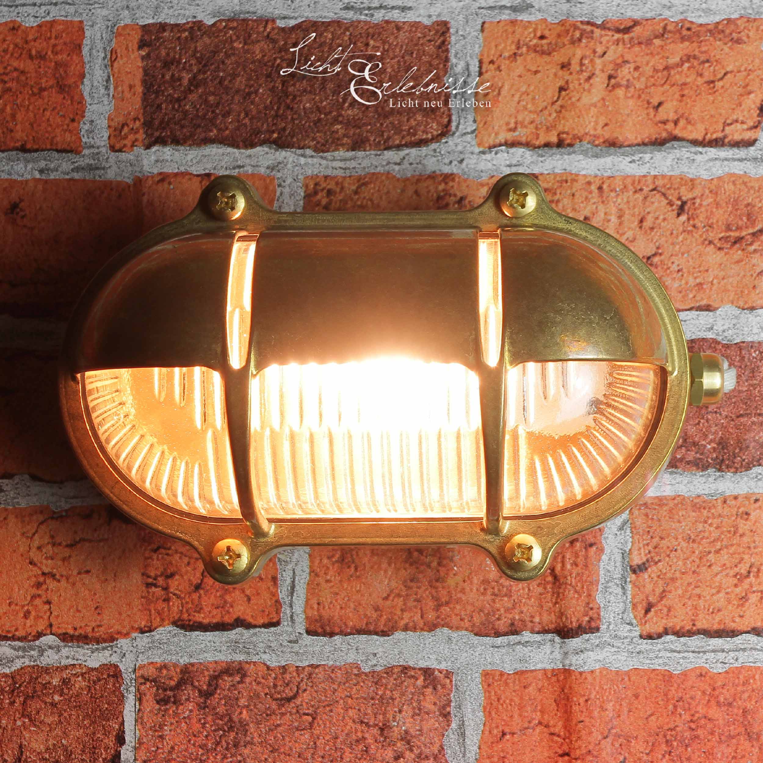 Muro Esterno Lampada Esterno Lampada in ottone Maritim ip64 Nave