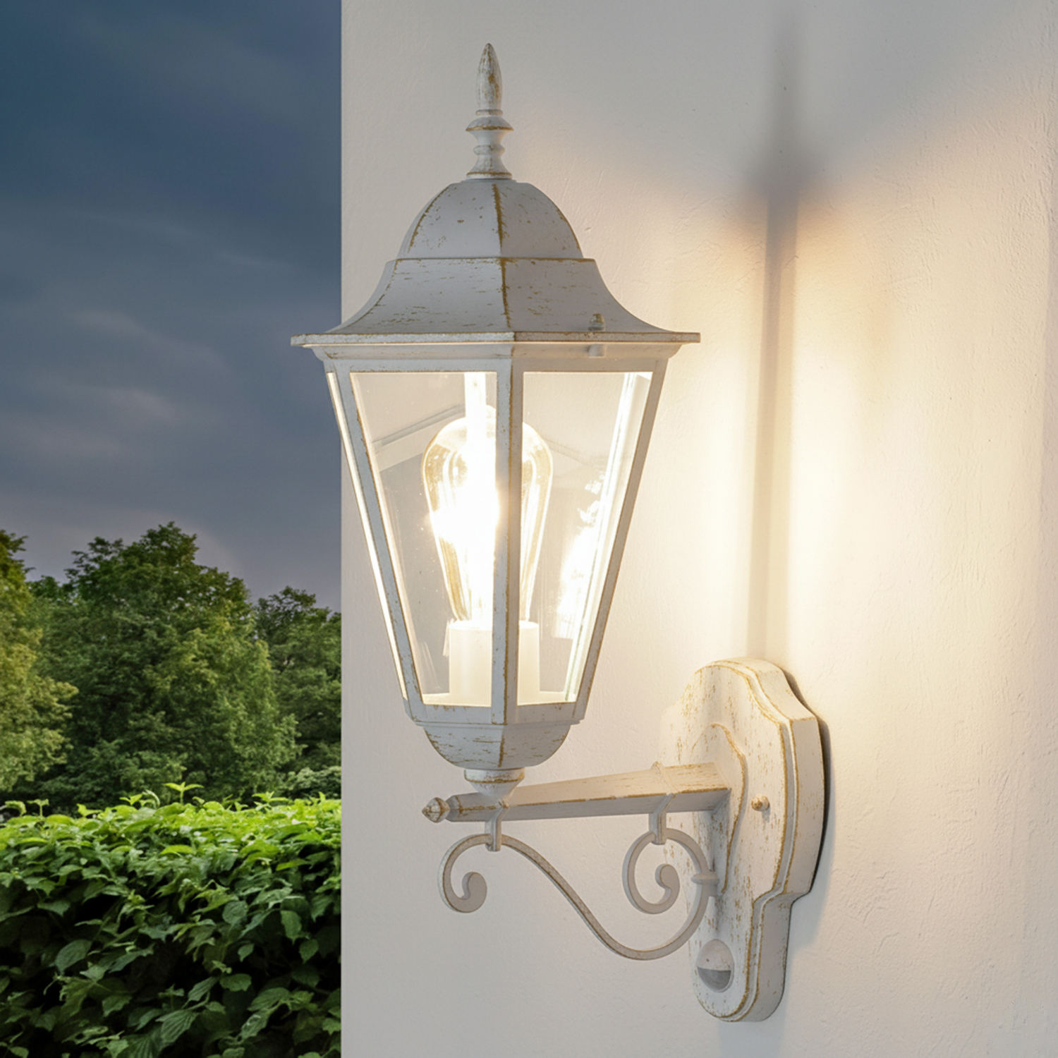 Wandlampe außen Antik Rustikal E27 Laterne Haus Garten Hof BRISTOL - Bild 28 von 34