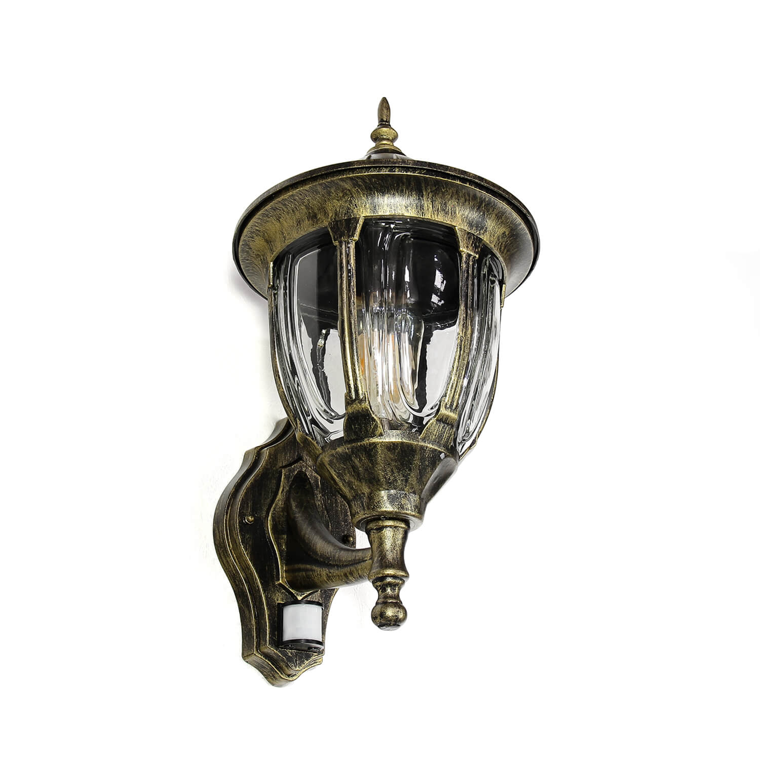 XXL Sensor Außenwandleuchte mit Bewegungsmelder Aussenlampen in Antik