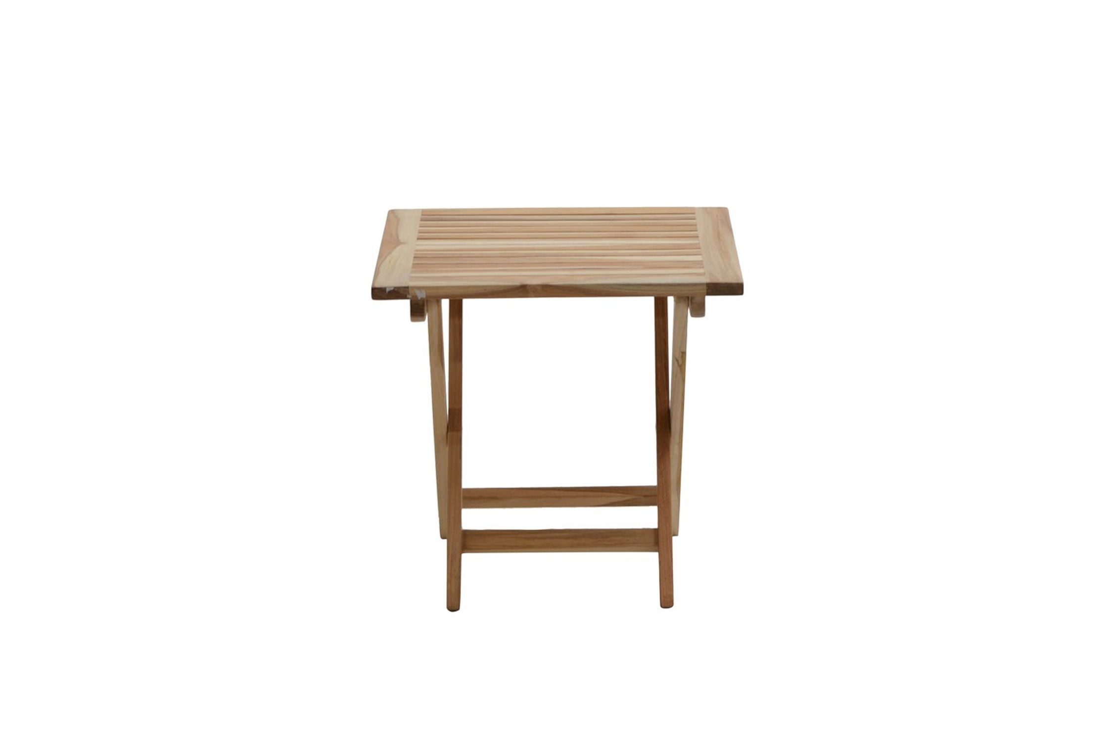 Beistelltisch Teak Holz klappbar 50x50cm Tisch Garten Terrasse Balkon