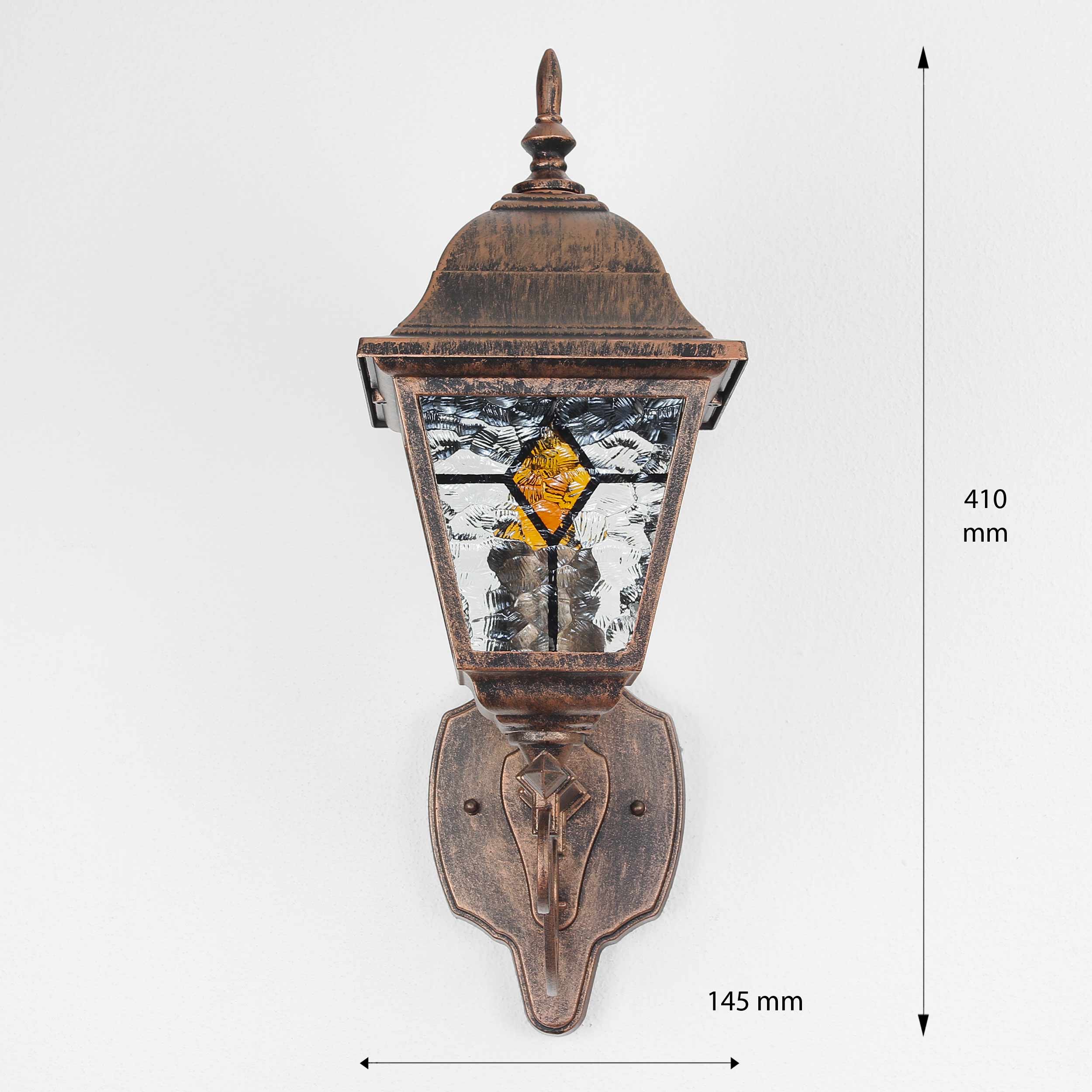 Antike Wand Außen Leuchte Lampe "Salzburg" IP44 E27 Beleuchtung Garten