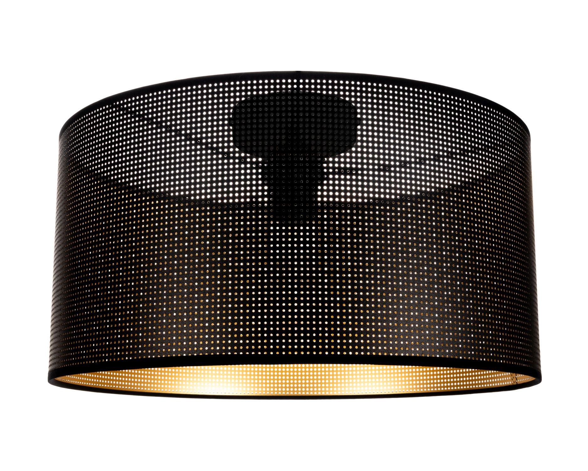 Deckenleuchte Cocina Desván Metal Negro Oro Ø40 CM E27 Elegante Lámpara de Techo - Imagen 1 de 6