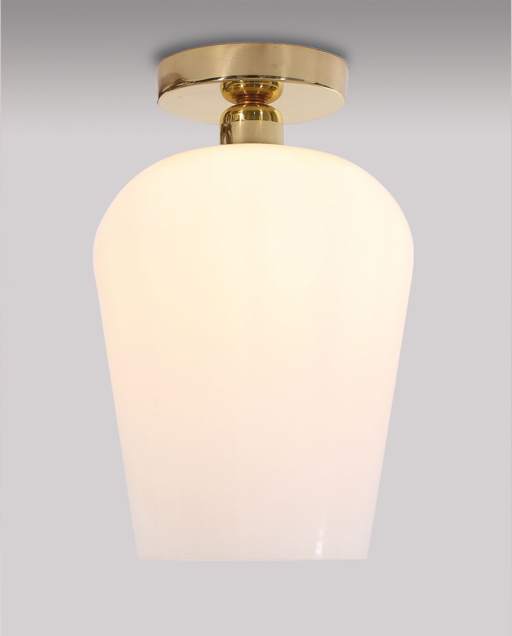 Deckenleuchte Glas Messing Handarbeit Vintage Premium Dalia Deckenlampe Flur-image