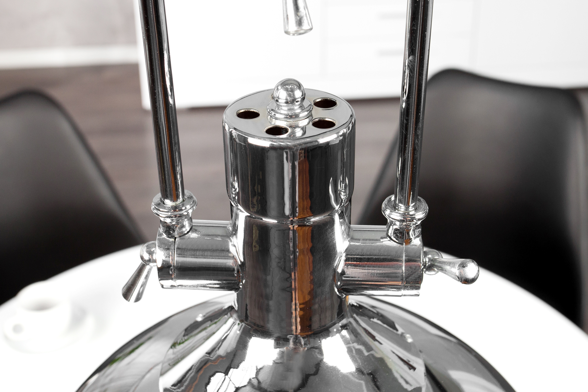 Hängelampe Ø45cm Industrie Chrom Esszimmer Esstisch | eBay