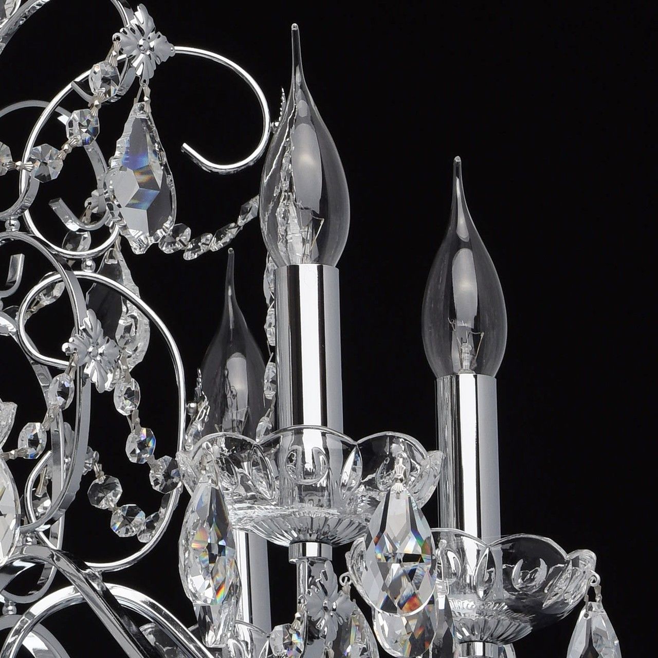 Venezianischer Kronleuchter YELTRIS Kristall Ø60cm 8x E14 Lüster