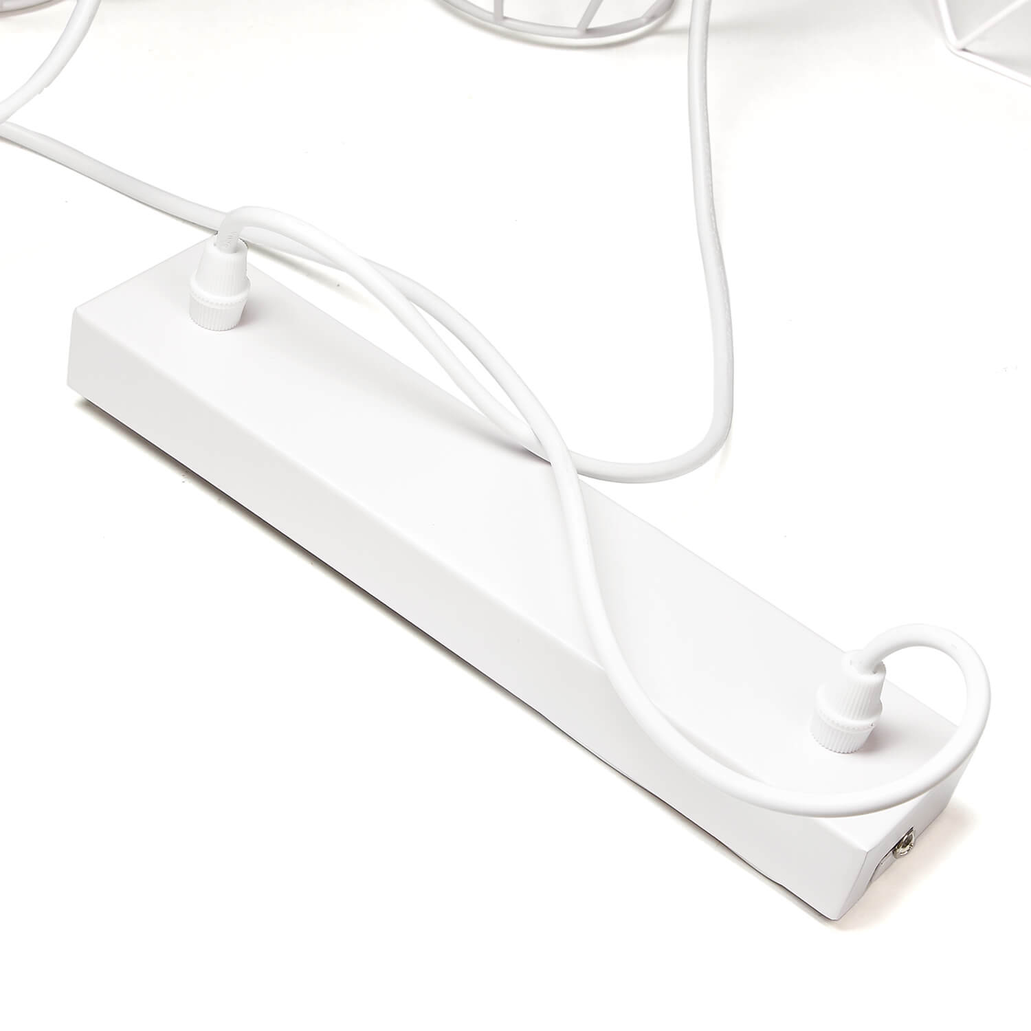 Lámpara Colgante De Metal Con Pantalla De Alambre 5 Focos Para Mesa De Comedor - Imagen 21 de 23