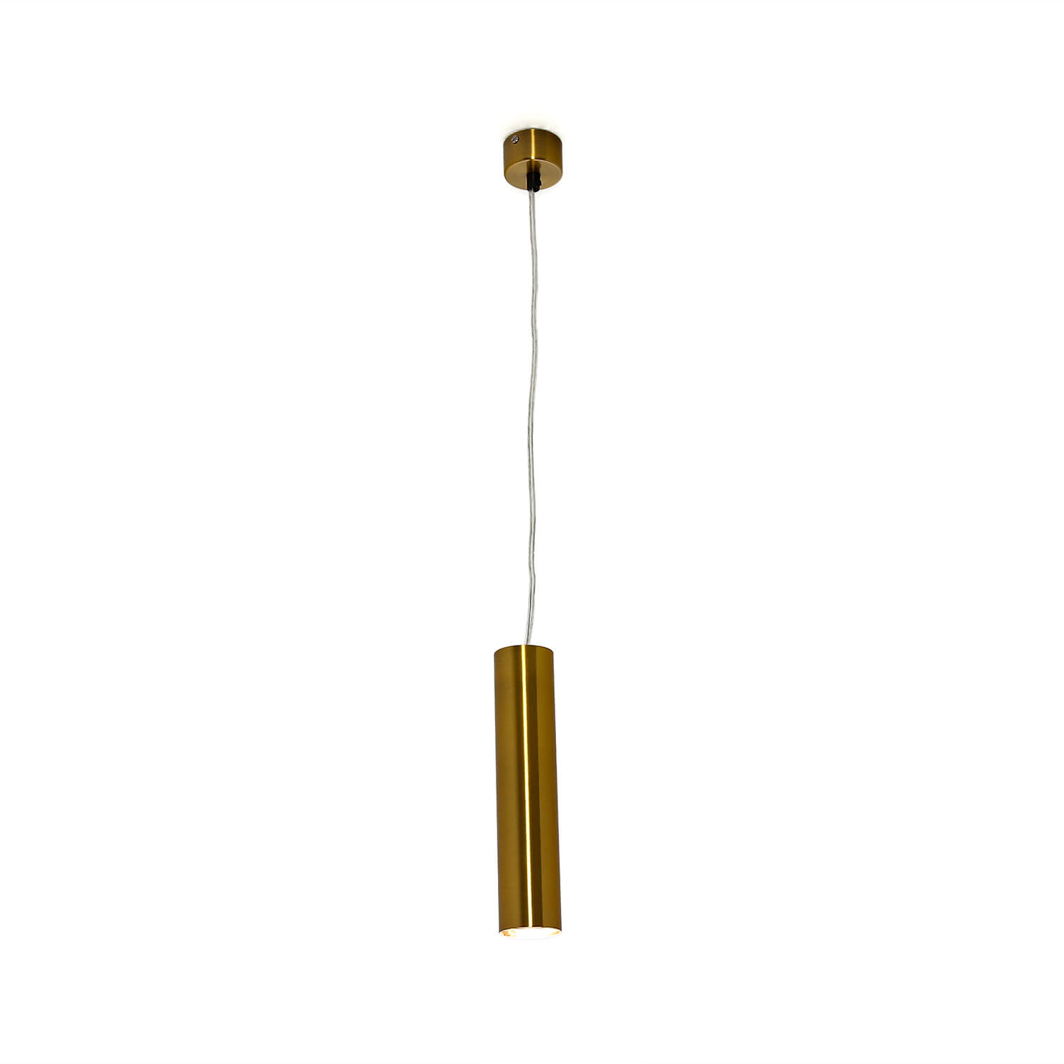 Pendelleuchte Zylinder Metall GU10 Modern Ø5,5cm Hängelampe Esstisch Küche
