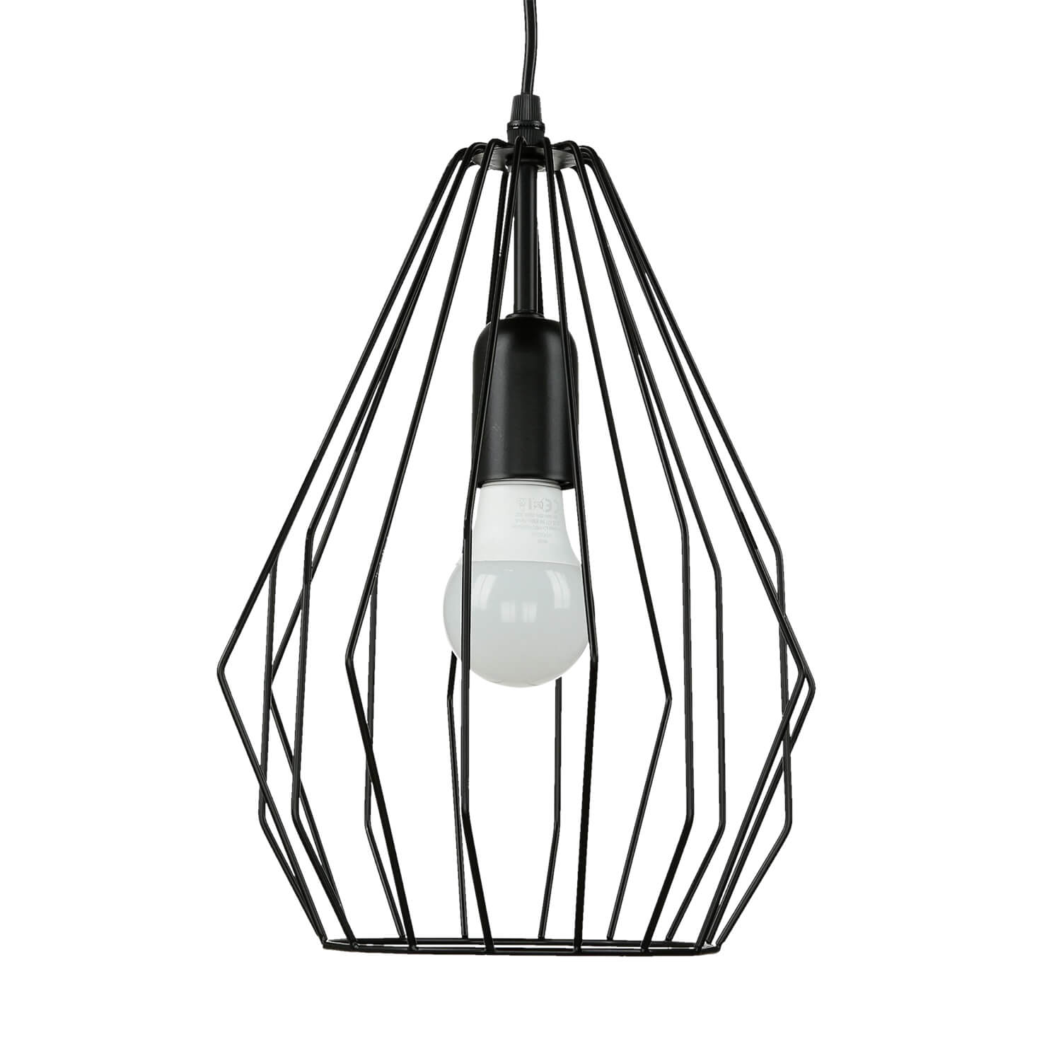 E27 Pendelleuchten-Kabel Mit Schalter – 1,7 M, Schwarz/weiß, Für Glühbirnen & DIY-Lampen