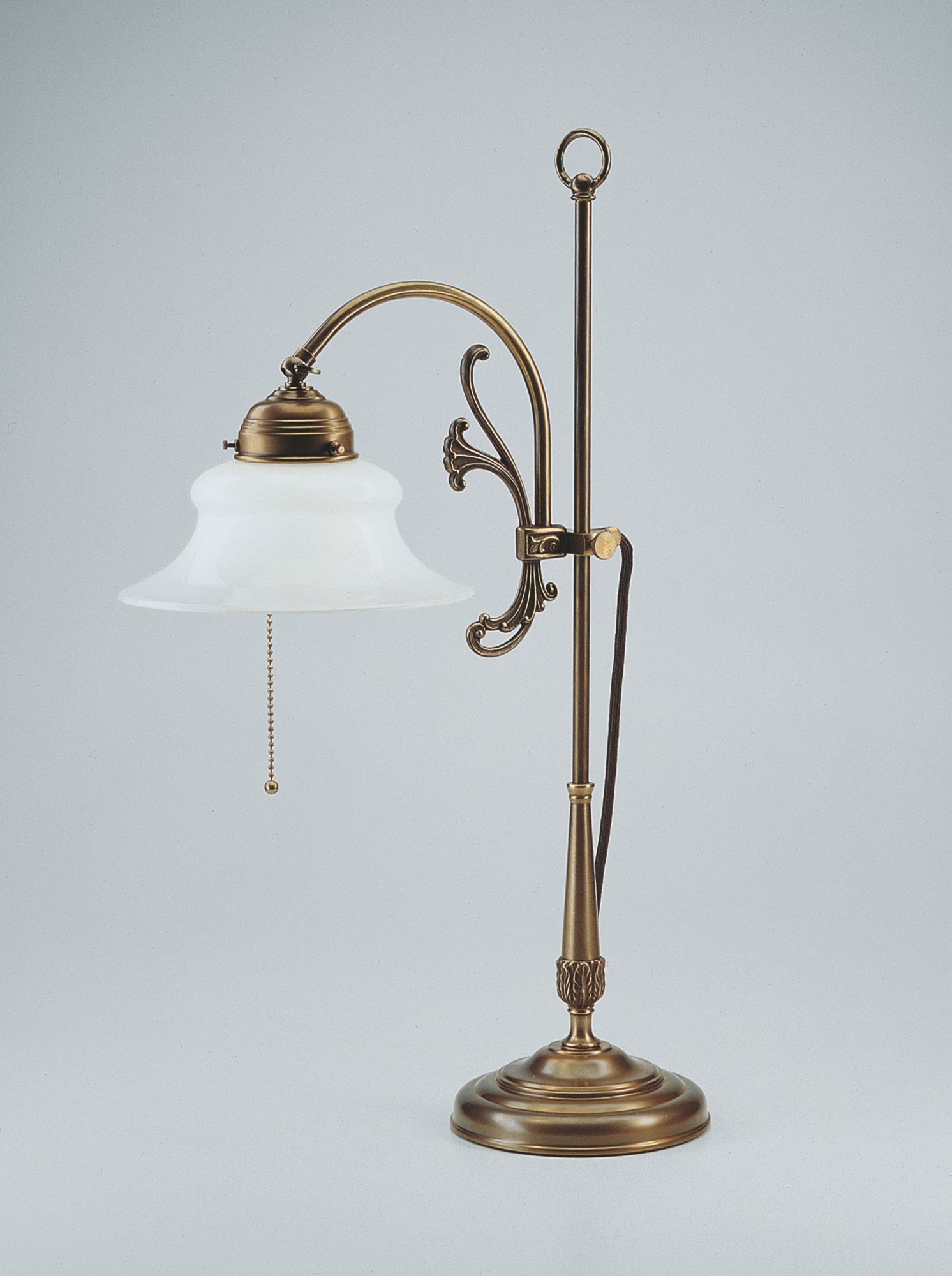 Rustikale Tischleuchte Messing Tischlampe Zugschnur | eBay