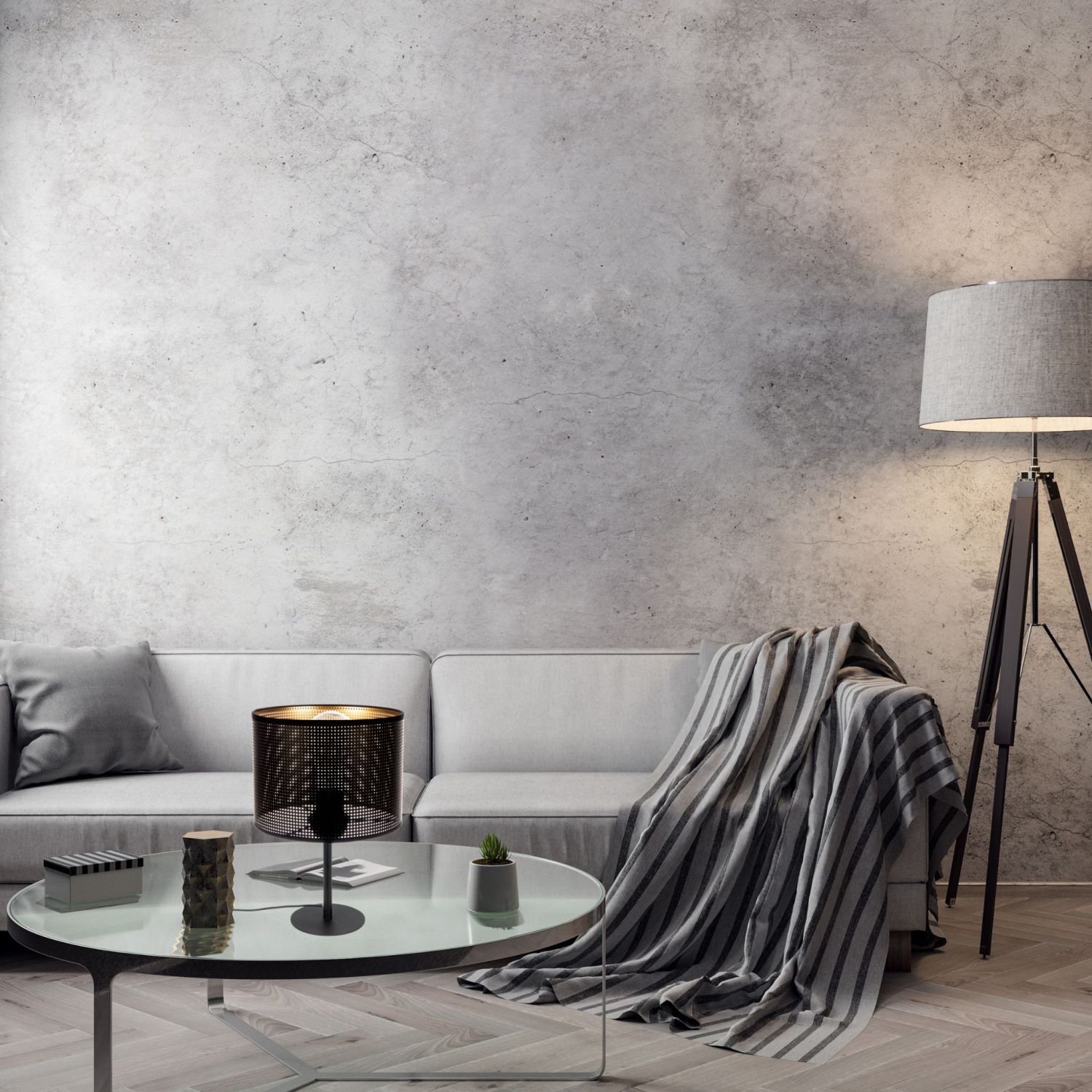 Tischleuchte Dormitorio Desván Metal Negro Oro E27 H:30 cm pequeñas - Imagen 9 de 9
