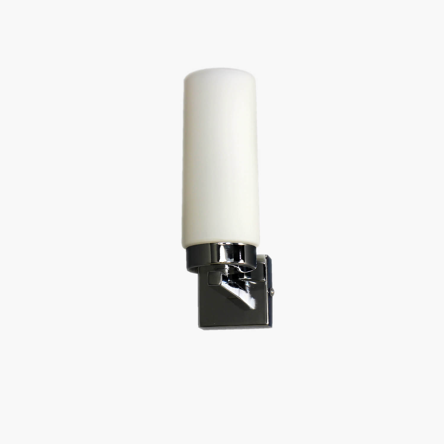 Moderne Wandleuchte in Chrom E14 Wandlampe Badlampe Beleuchtung Glas