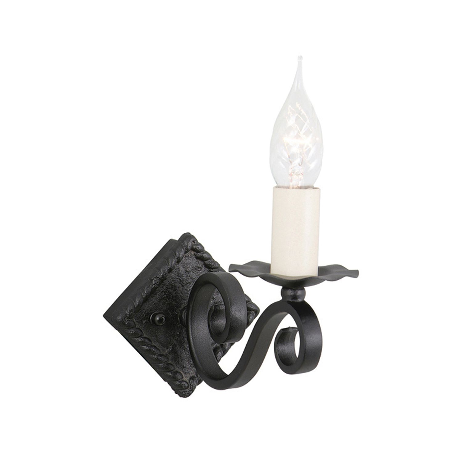 applique murale extérieure IP 44 fer forgé Olonne coloris aux choix