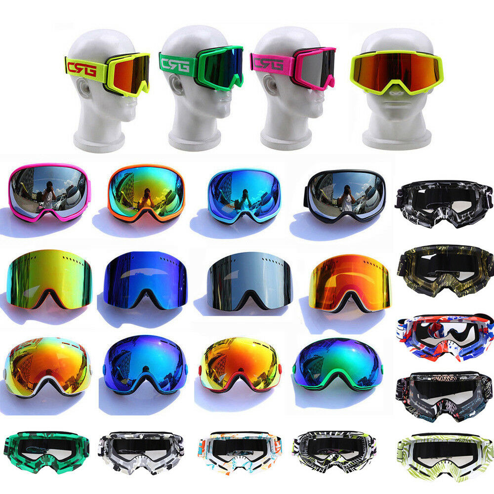 Anti UV Fog Wind Dust Glasses Winter Sport Ski Goggles Eyewear Sunglasses Case