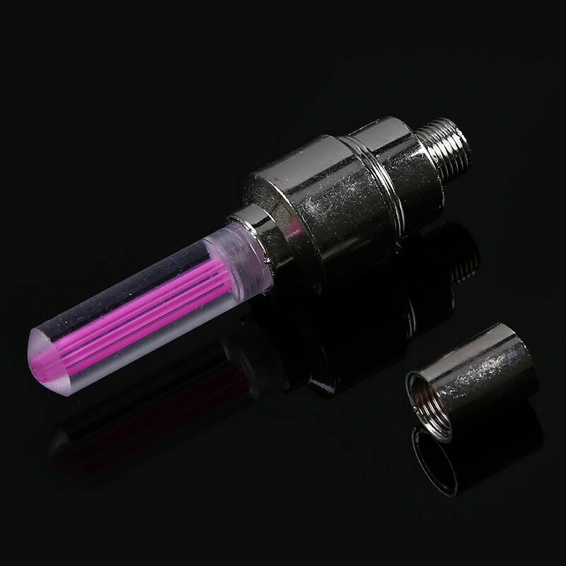 1//4 x Neon LED Flash Light Lamp Bike Car Tire Tyre Wheel Valve Sealing Caps Tool