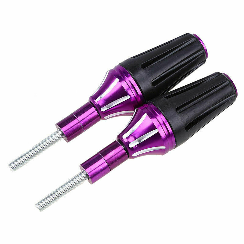 2x Motorcycle Frame Sliders Protector Anti Crash Aluminum Alloy Universal Fit - Picture 18 of 20