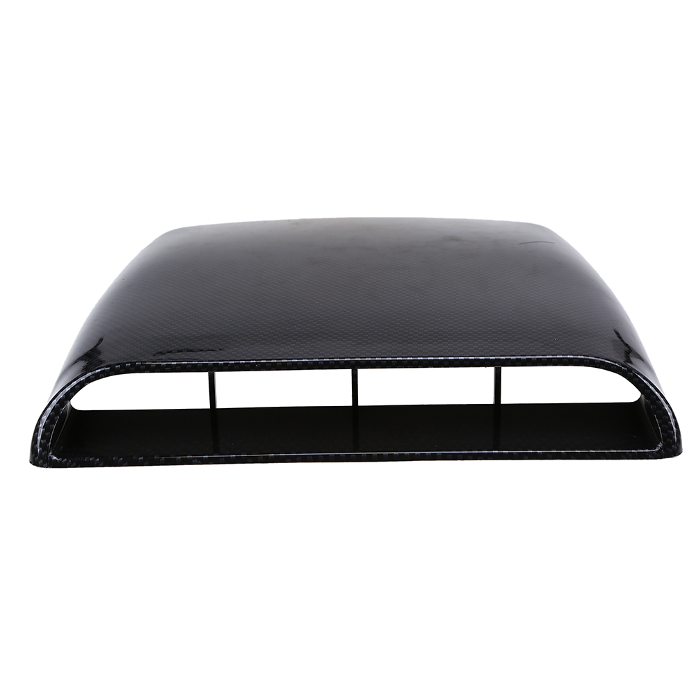 Andyshi Air Flow Intake Universal Scoop Bonnet Side Fender Car Decorative Cover Hood Vent Louver Cooling Panel Trim Set Matte Black ABS Plastic