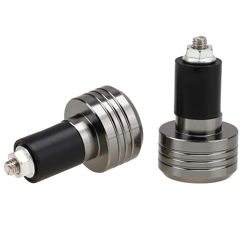 Motorcycle 7/8" Handle Bar End Plugs Grip Ends Caps Weight Slider Anti Vibration - Picture 25 of 25