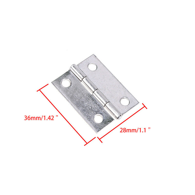 1-100pcs Mini Small Metal Hinge for 1/12 House Miniature Cabinet Furniture