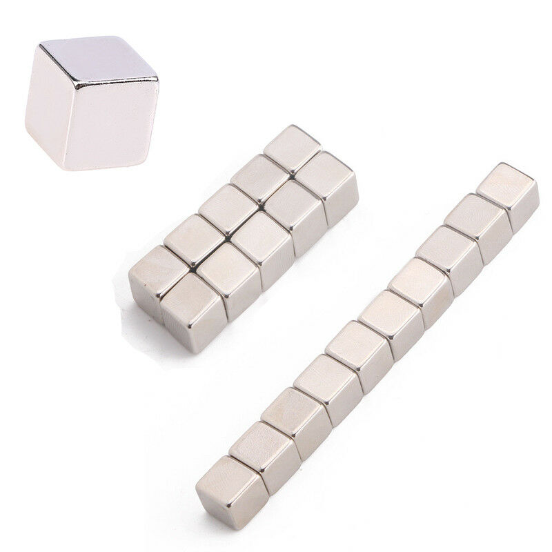 UK Neodymium Block Magnets 9*9*9mm//4*4*4mm N52 Strong Disc Rare Earth Square