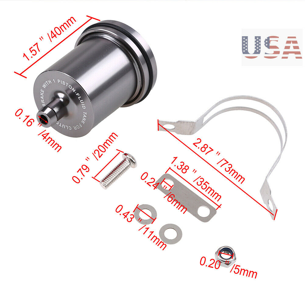 1PC Motorcycle Brake Fluid Reservoir Universal fit for most Honda