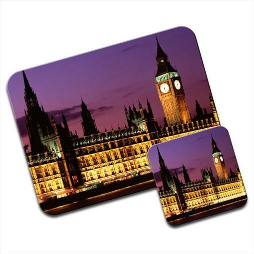 Pad /& Coaster Westminister Palace London City UK Mouse Mat