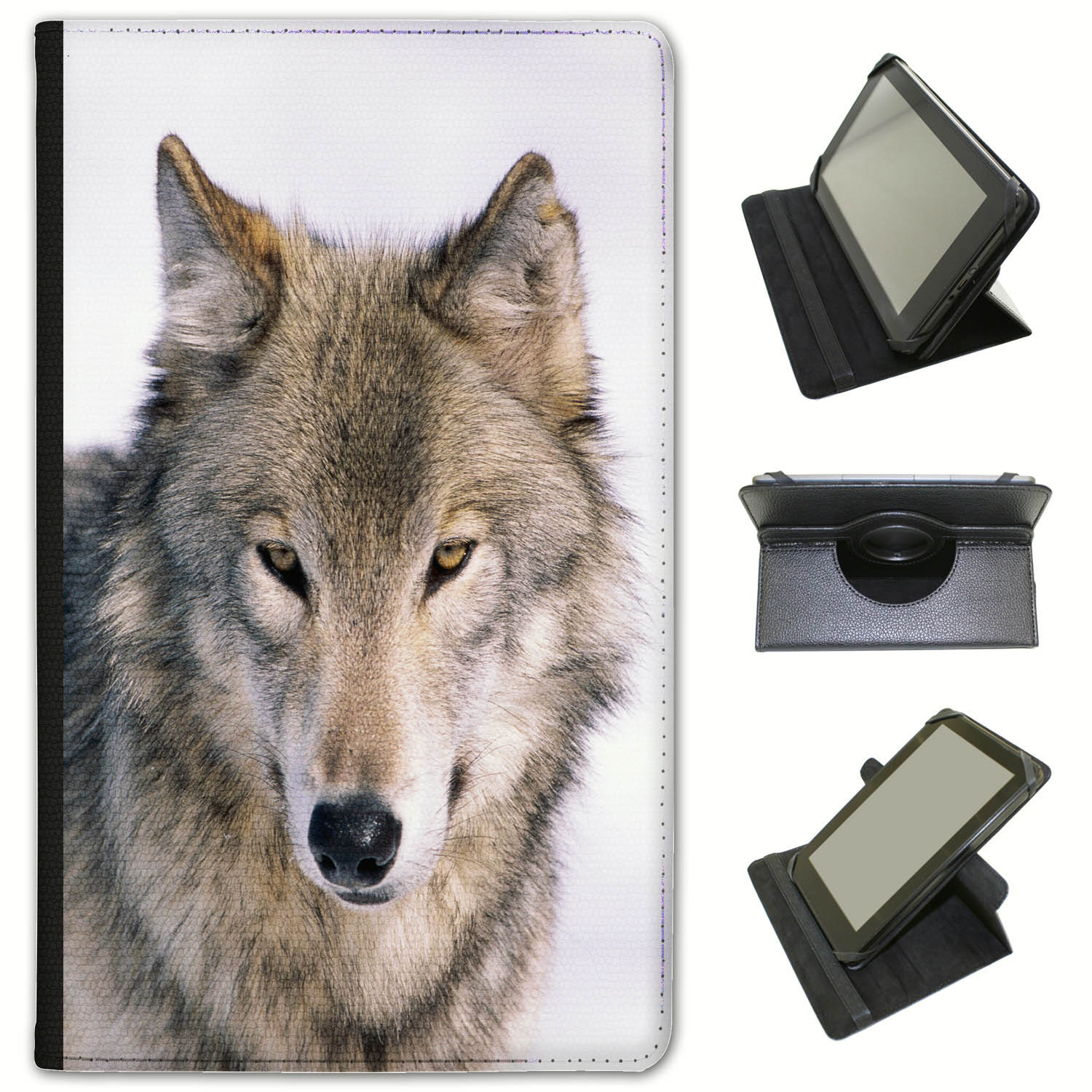 Wolf Wolves Universal Folio Leather Case For Google Tablets eBay