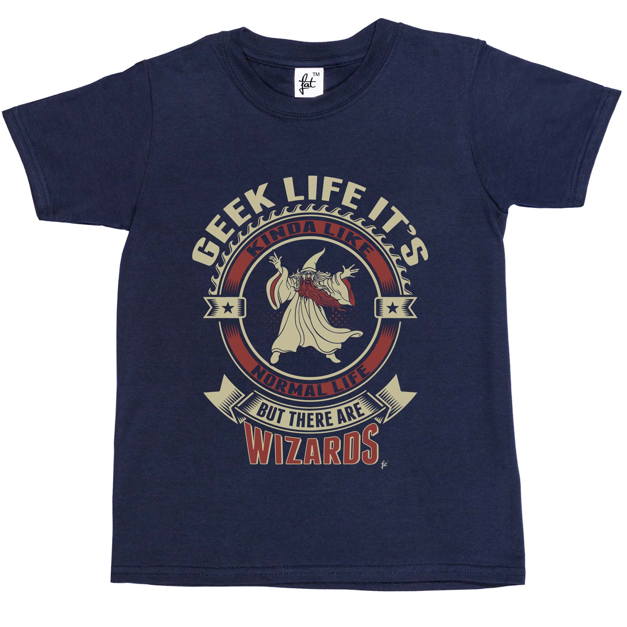 Camiseta Geek Life It's Like Real Life But There Are Wizards niños/niñas - Imagen 5 de 6
