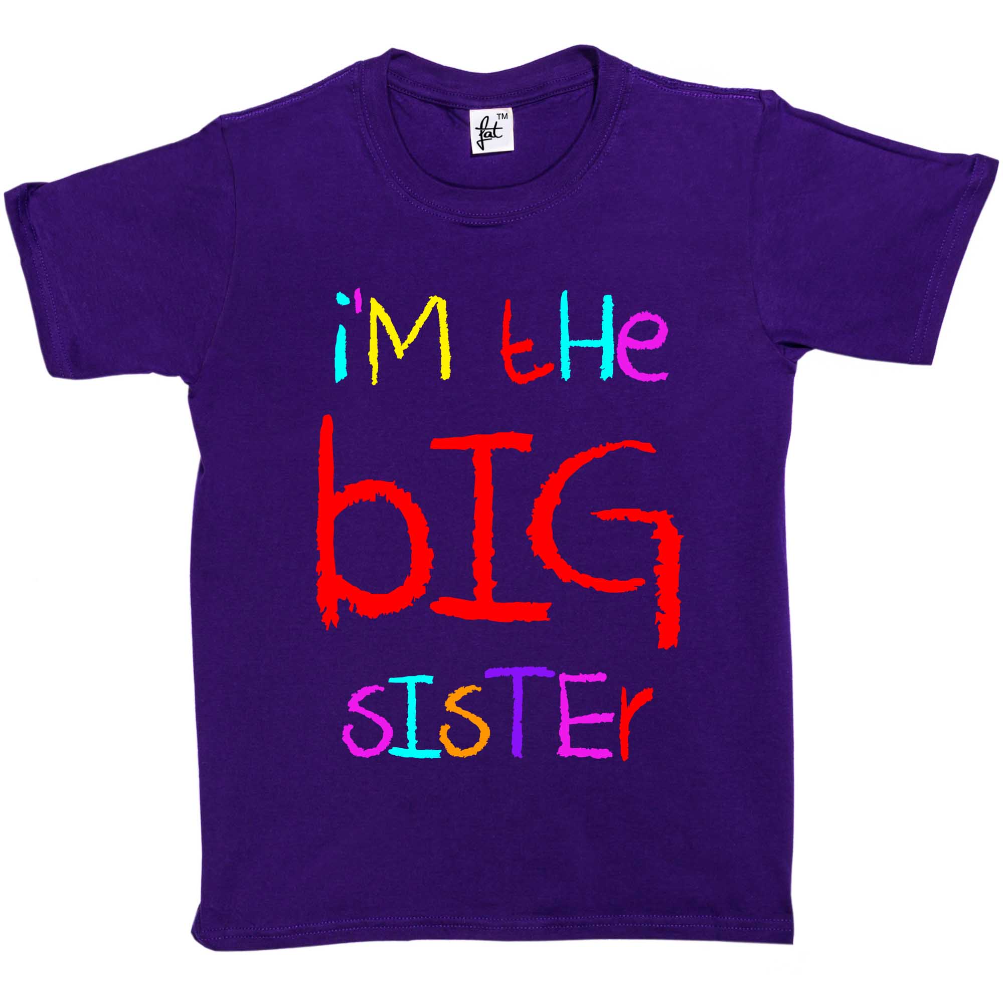 I'm The Big Sister Funny Kids Girls T-Shirt - Picture 7 of 14