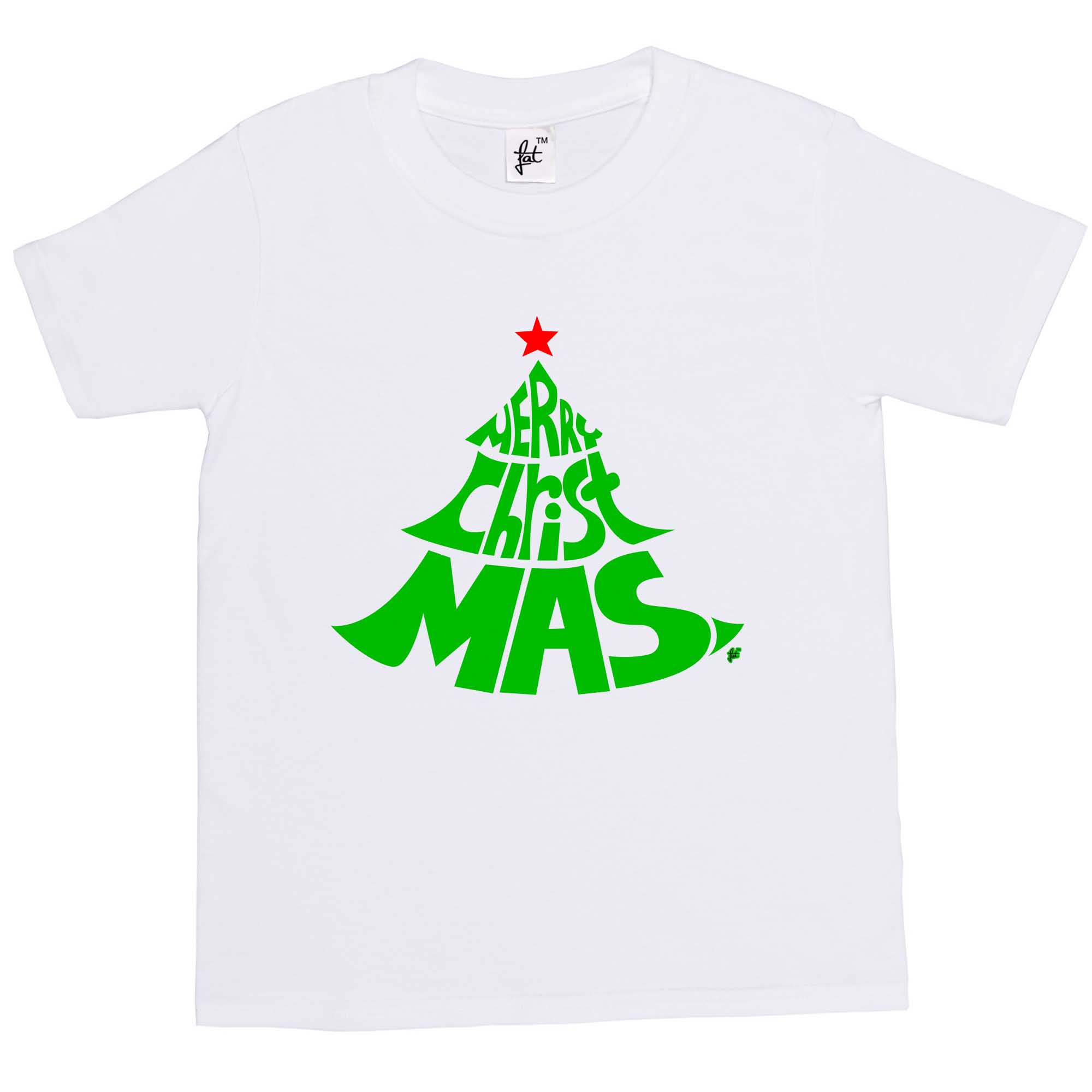 Christmas Tree with Star on Top and Gifts Underneath Kids Boy Girl T-Shirt Christmas Tree with Star on Top and Gifts Underneath Kids Boy Girl T-Shirt