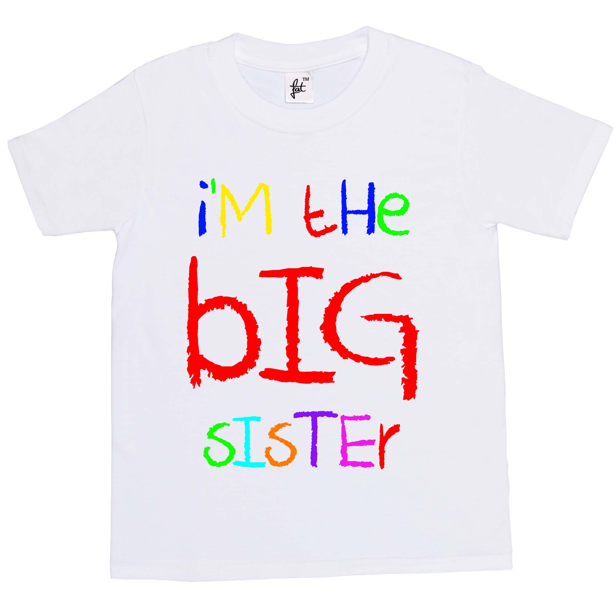 I'm The Big Sister Funny Kids Girls T-Shirt