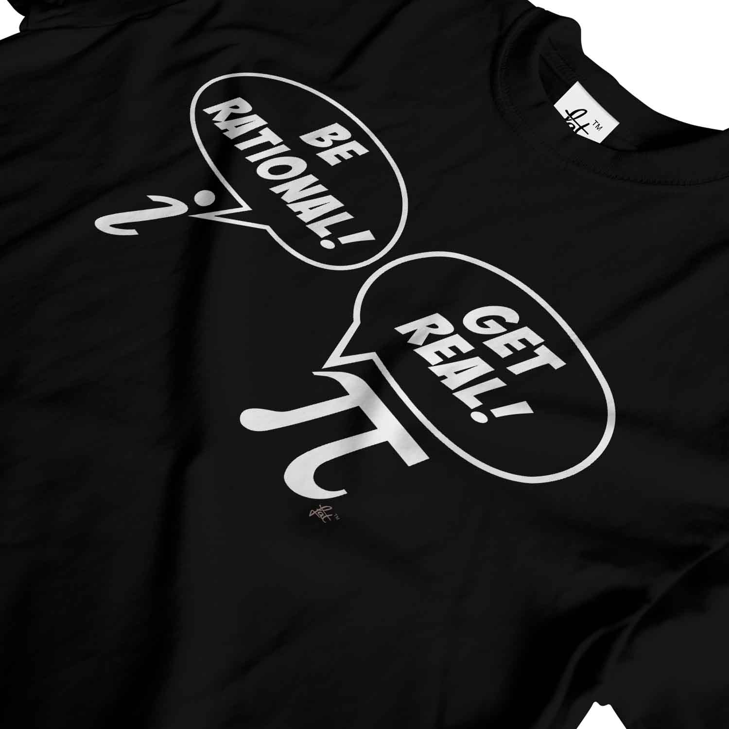 Funny Maths Be Rational Get Real Pi Complex Numbers Mens T-Shirt | eBay