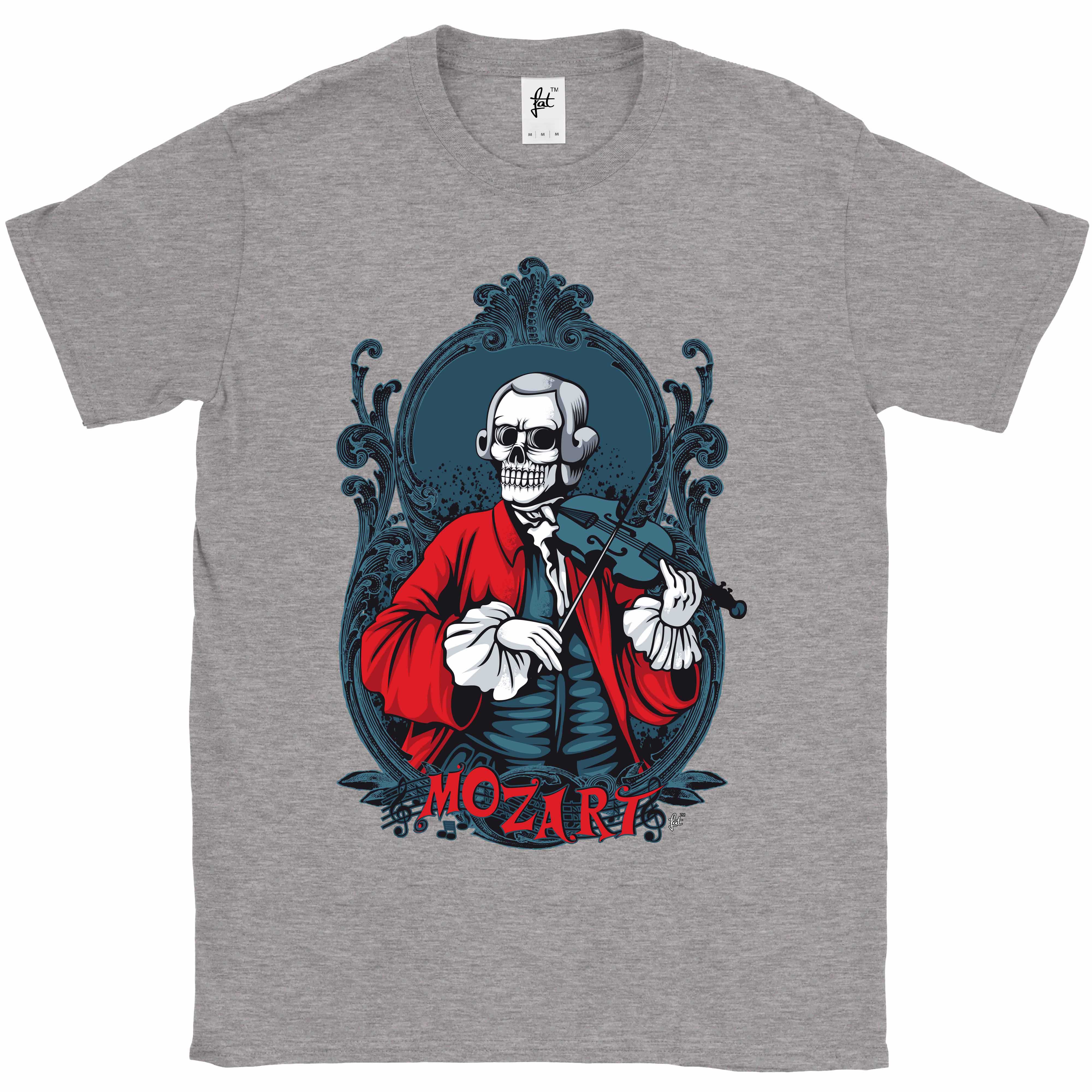 Wolfgang Amadeus Mozart Dead Music Komponist Herren T-Shirt - Bild 5 von 8