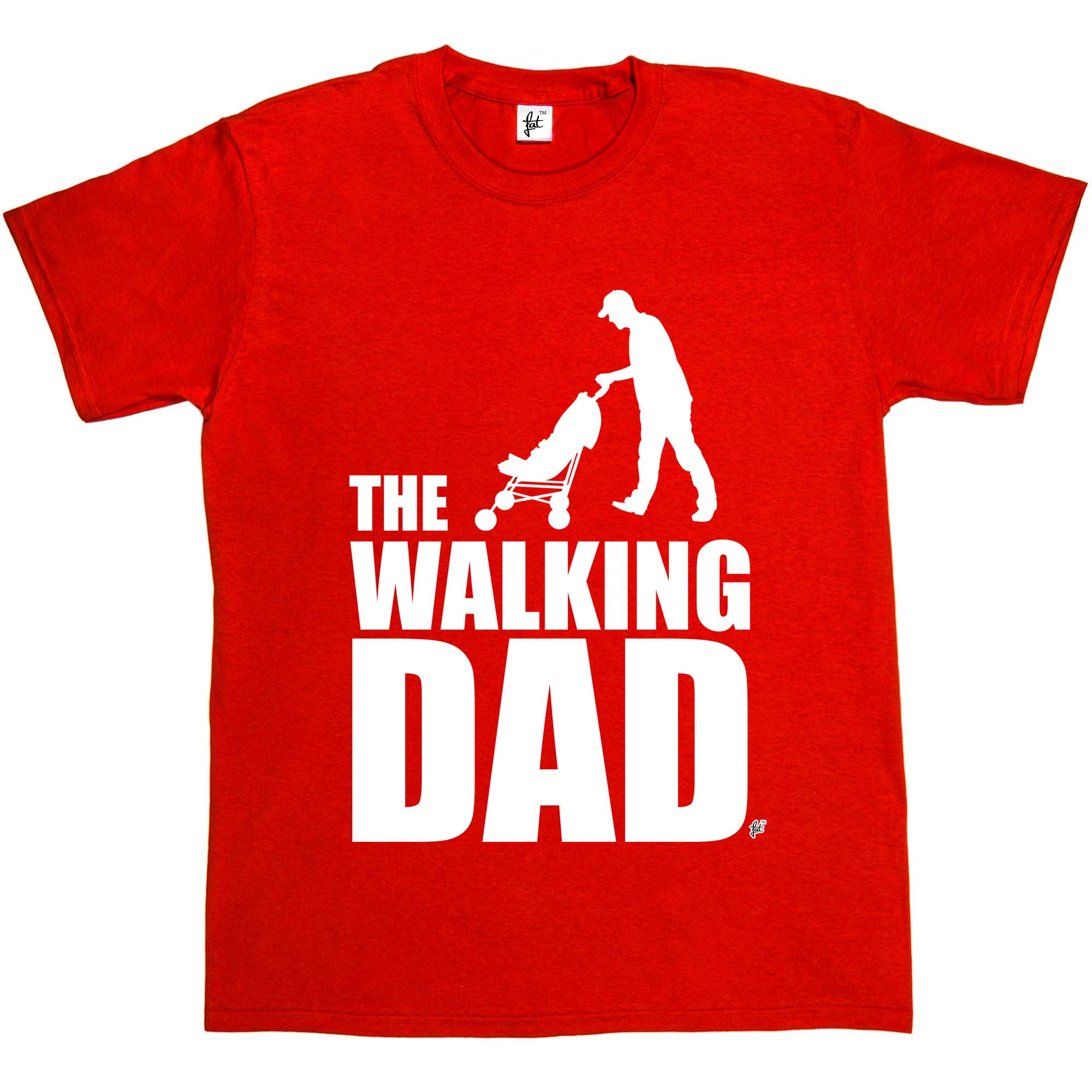T-shirt uomo The Walking Dad divertente parodia zombie morti non morti - Foto 9 di 12