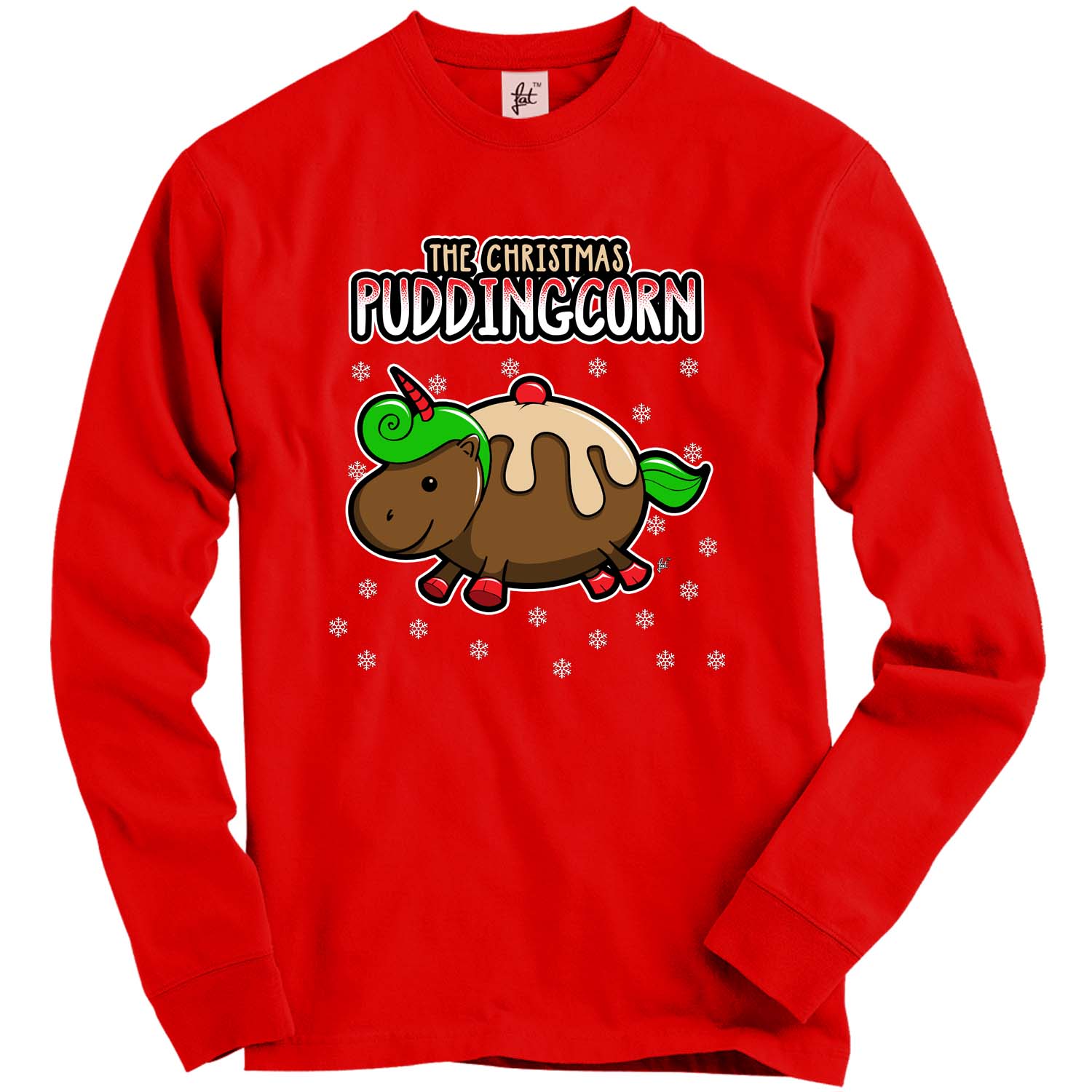 The Mystical Magical Christmas Puddingcorn Unicorn Adult Christmas Jumper - Picture 13 of 14