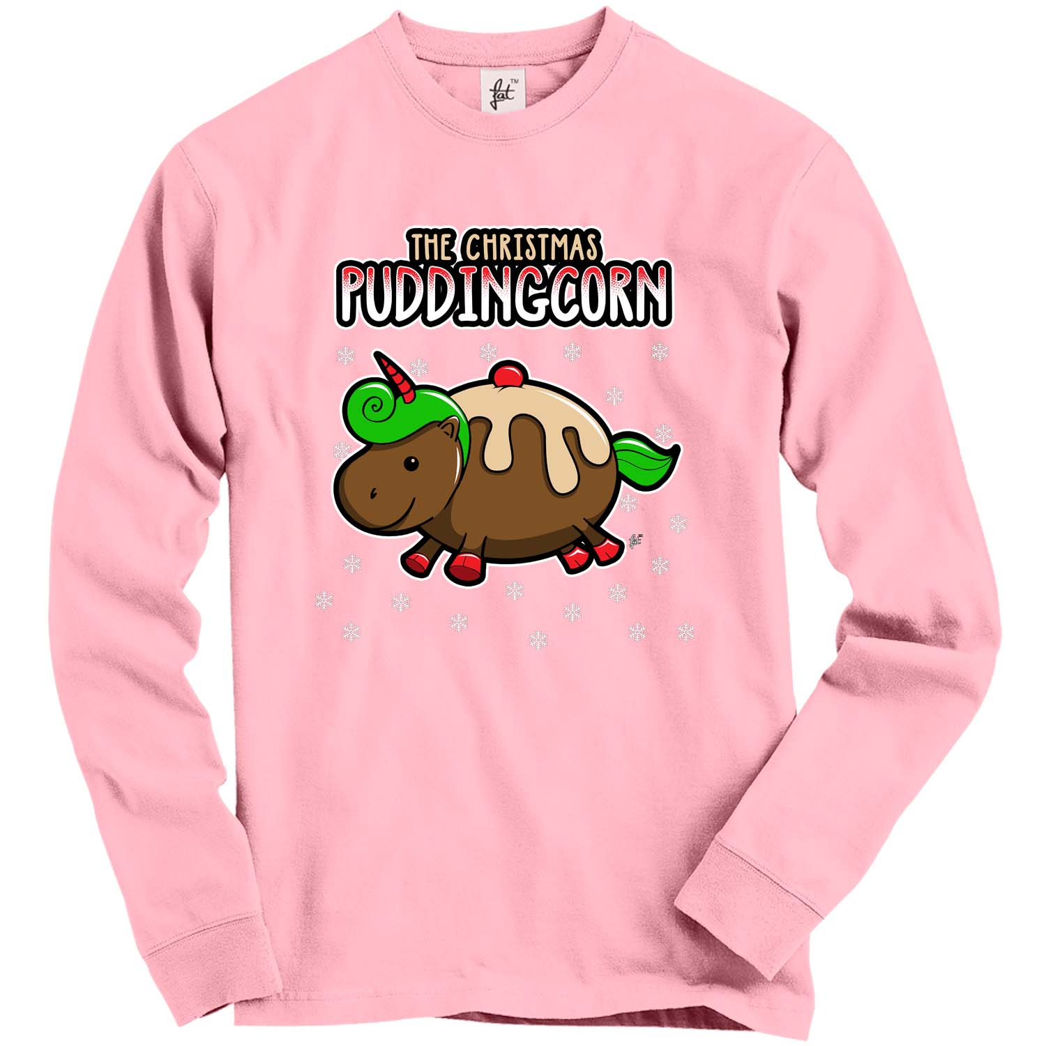 The Mystical Magical Christmas Puddingcorn Unicorn Adult Christmas Jumper - Picture 3 of 14