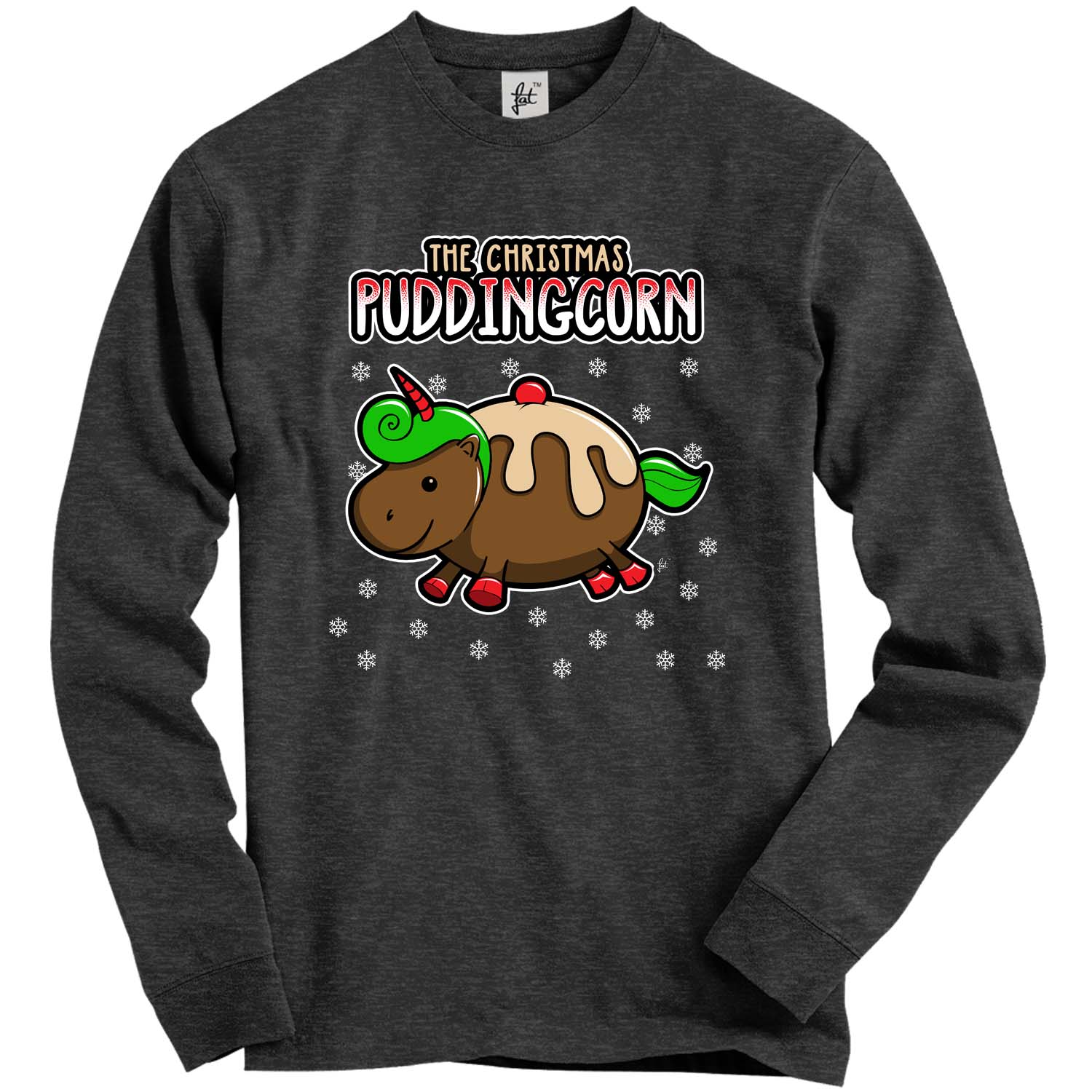 The Mystical Magical Christmas Puddingcorn Unicorn Adult Christmas Jumper - Picture 9 of 14