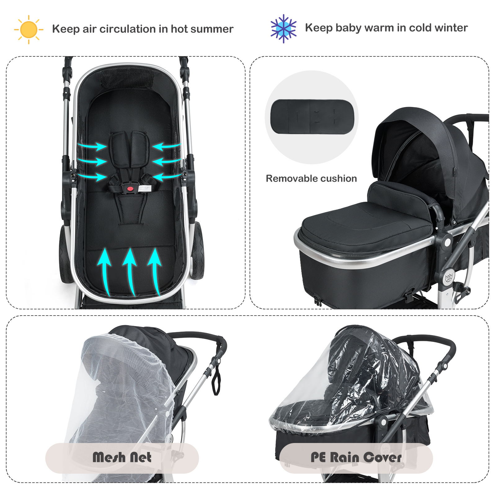 Summer reversible hot sale stroller