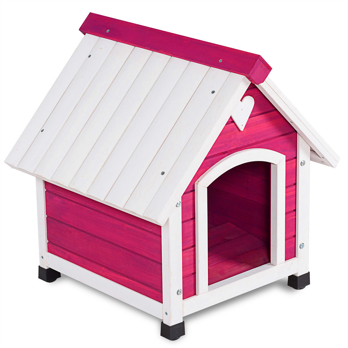Wooden Princess Dog House Large/ Medium Pet Shelter Weather Resistant