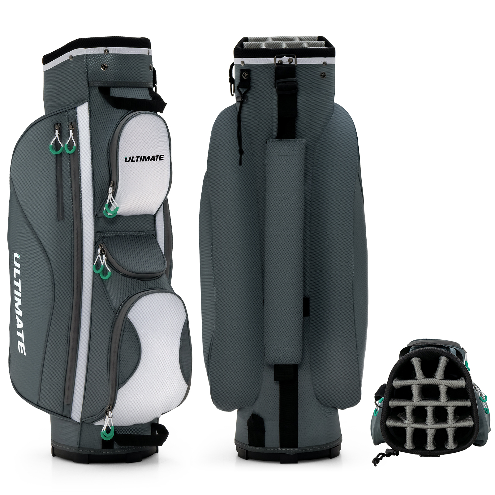 Lightweight Golf Cart Bag w/ 14 Way Top Full-Length Club Div