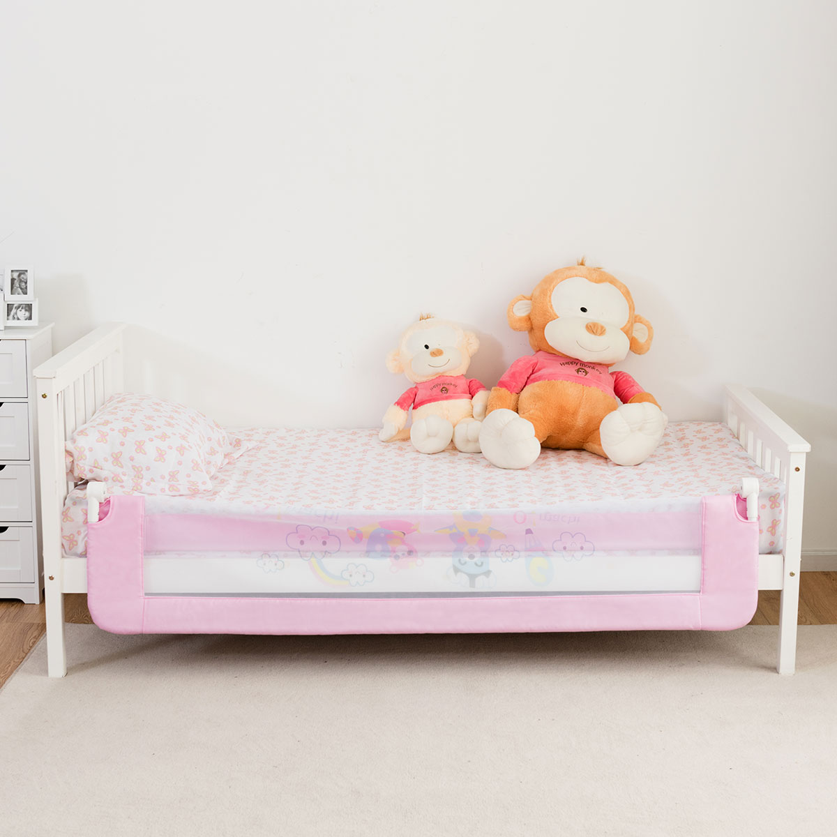 69'' Breathable Baby Toddler Bed Rail Guard for Children Sleeping