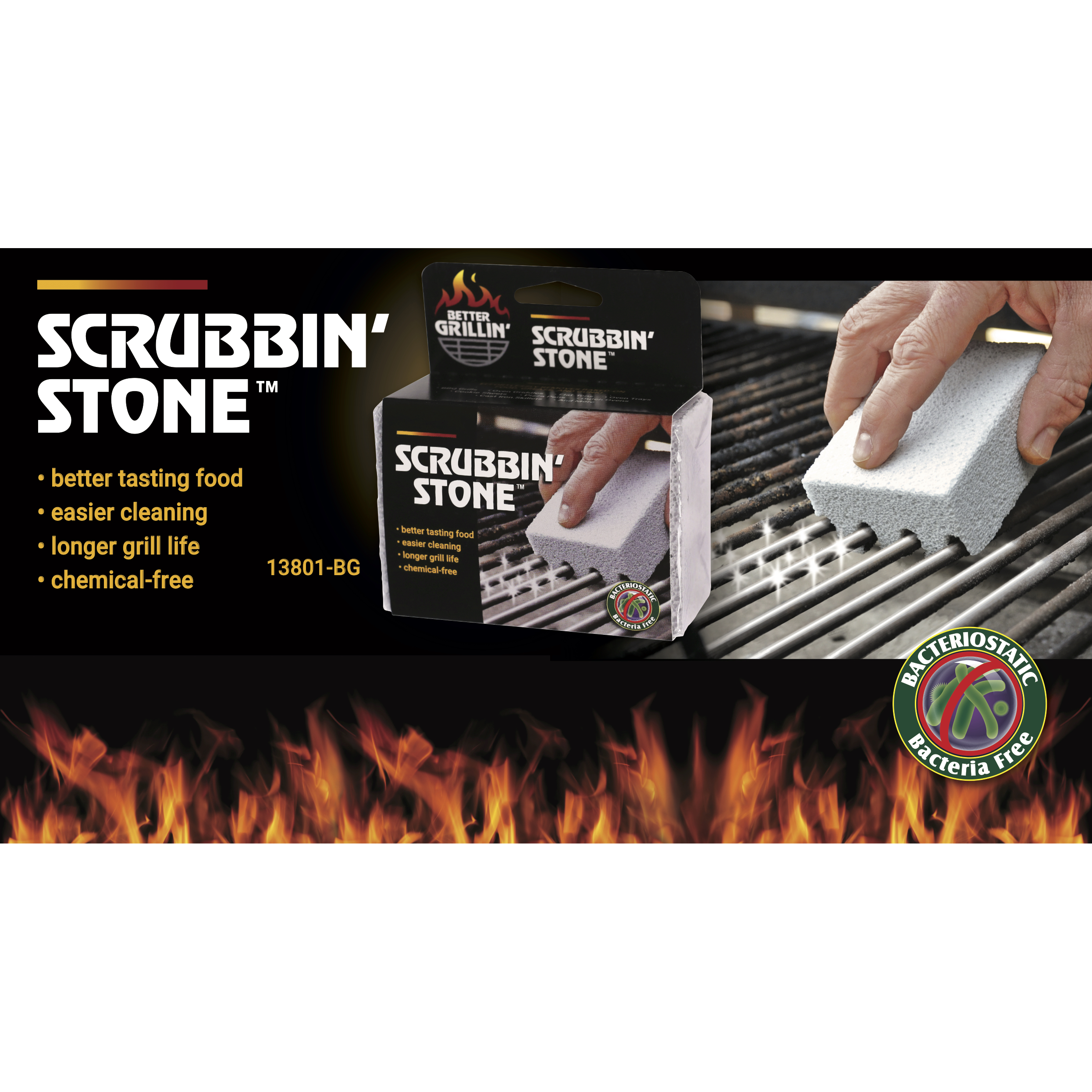 Better Grillin BBQ Barbecue Grill Accessories Bundle Kit Mop Stone Sauce Handle - Picture 10 of 32
