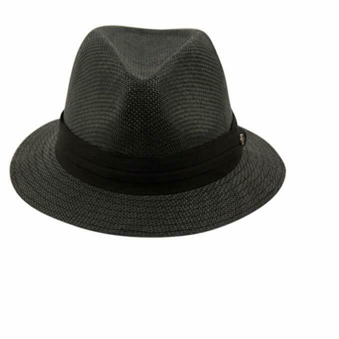 LEGO x 5 Black Minifig Headgear Hat Very Wide Brim Fedora Outback Style