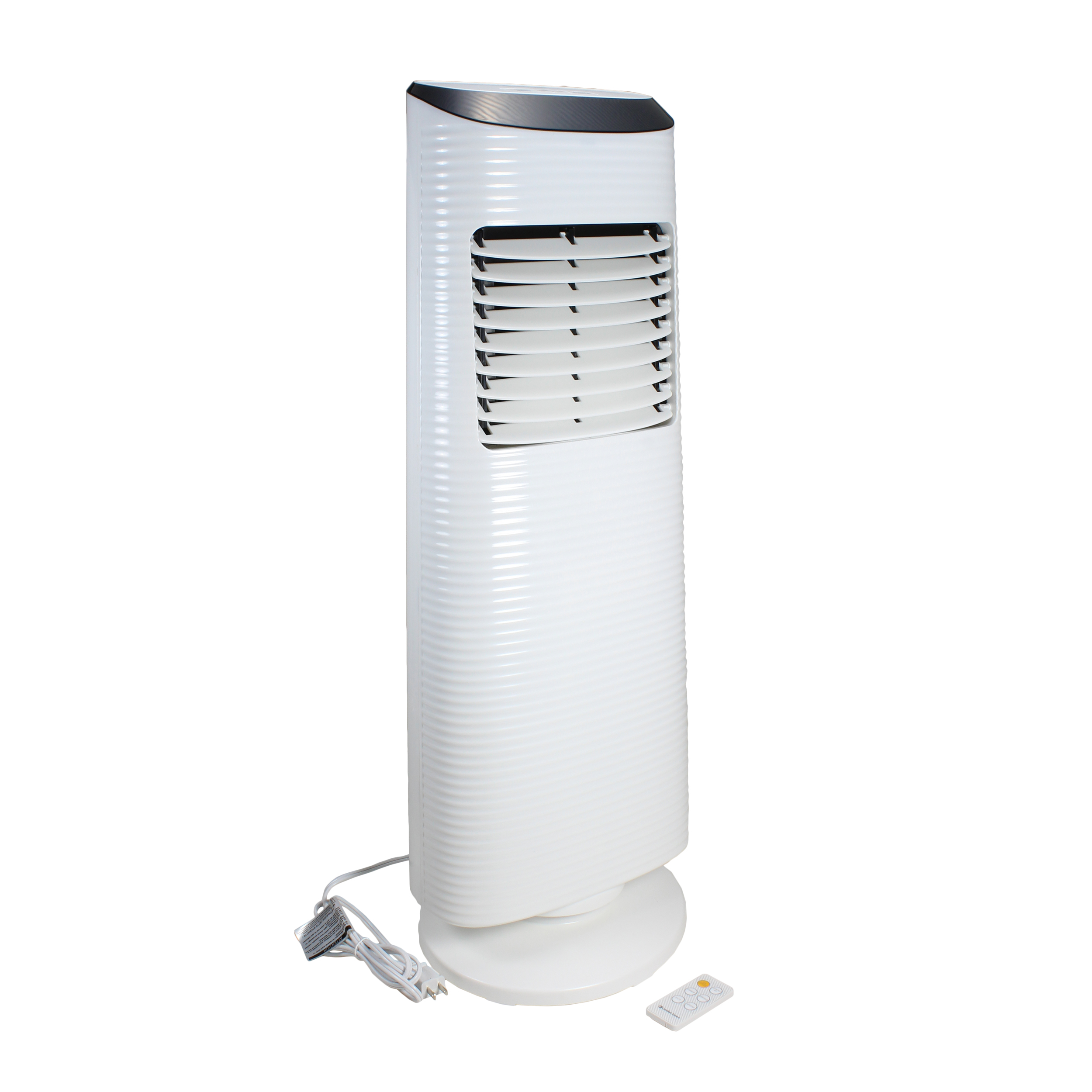 Model CZTFR1BK Comfort Zone 31/'/' Oscillating Tower 3-Speed Fan Black with Rem