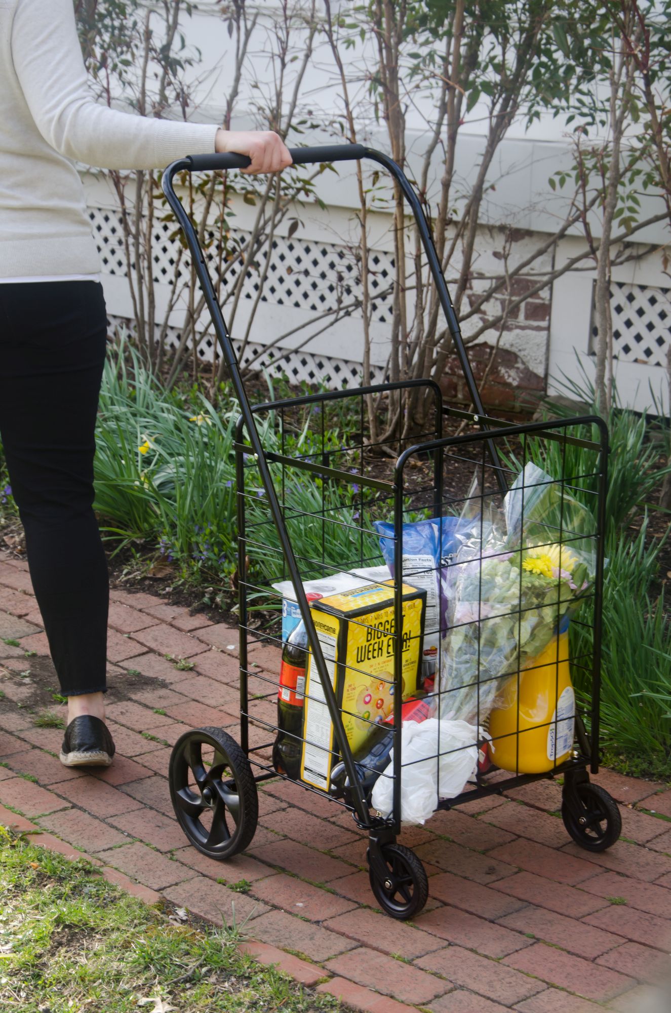 Helping Hand FQ39720 Super Deluxe Swiveler Utility Folding Cart