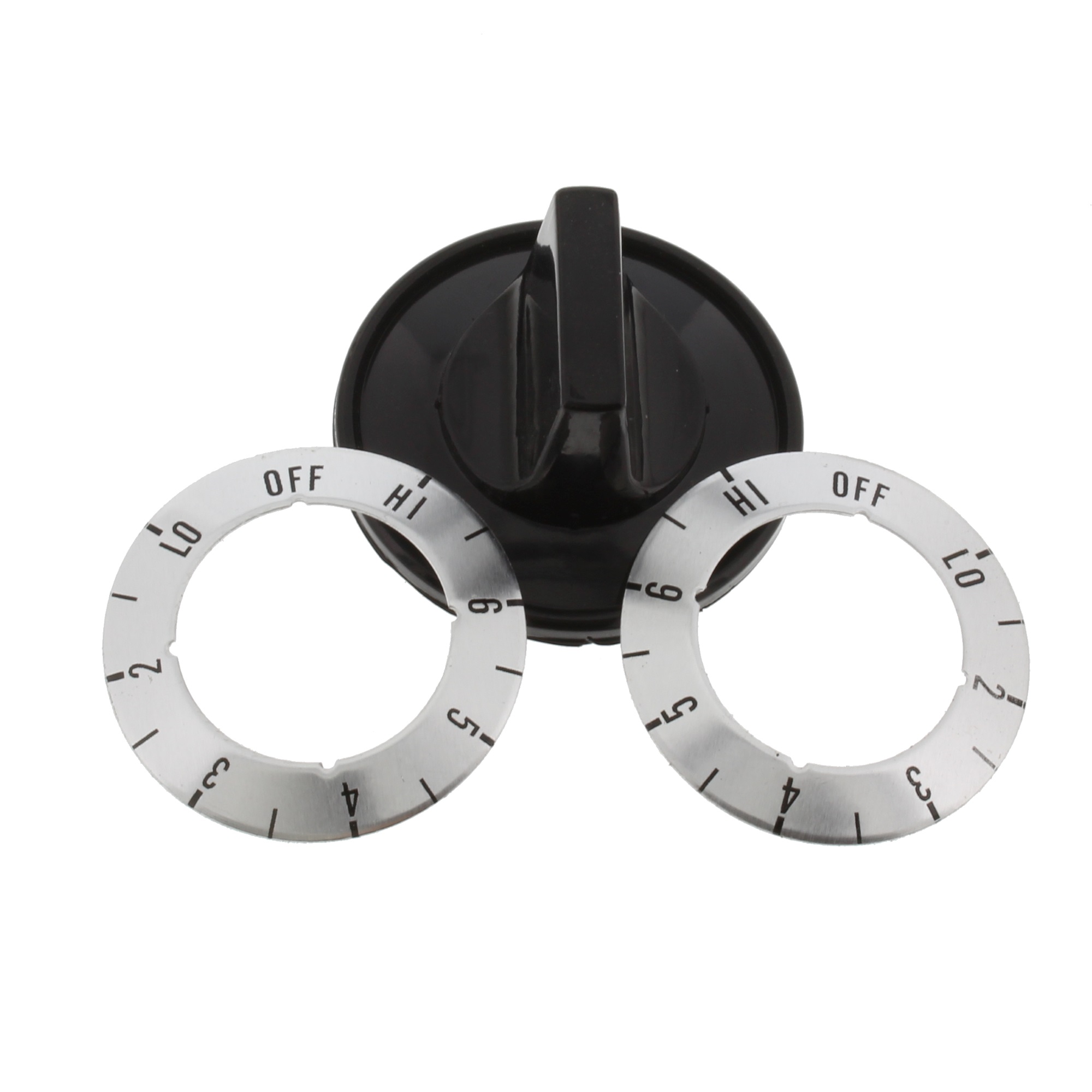 Electric Stove Knobs RKE by Aqua Plumb. 5 pc. Replacement Range Knob Set, Black 730007507355 eBay