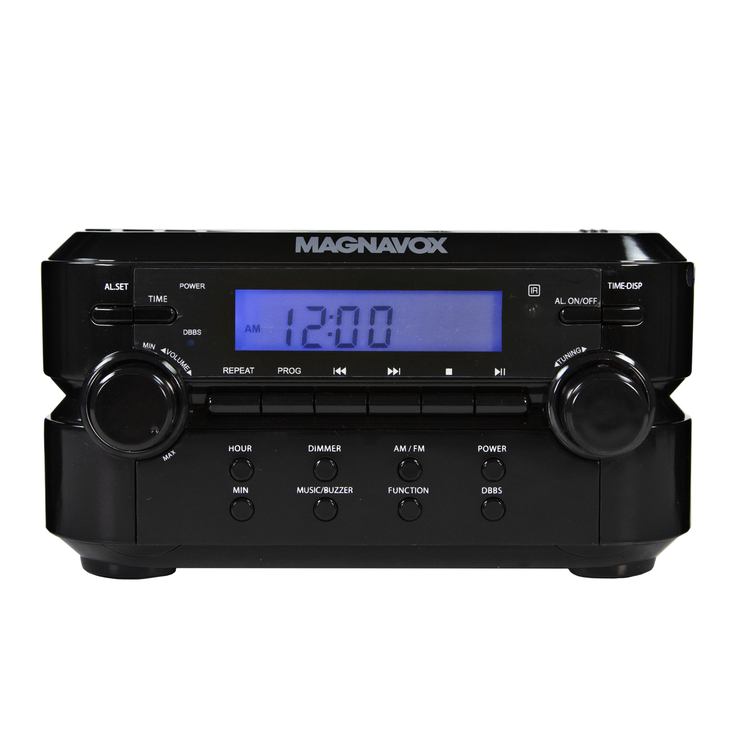 Magnavox MM435BK Compact CD Shelf System with AM/FM, Bluetooth