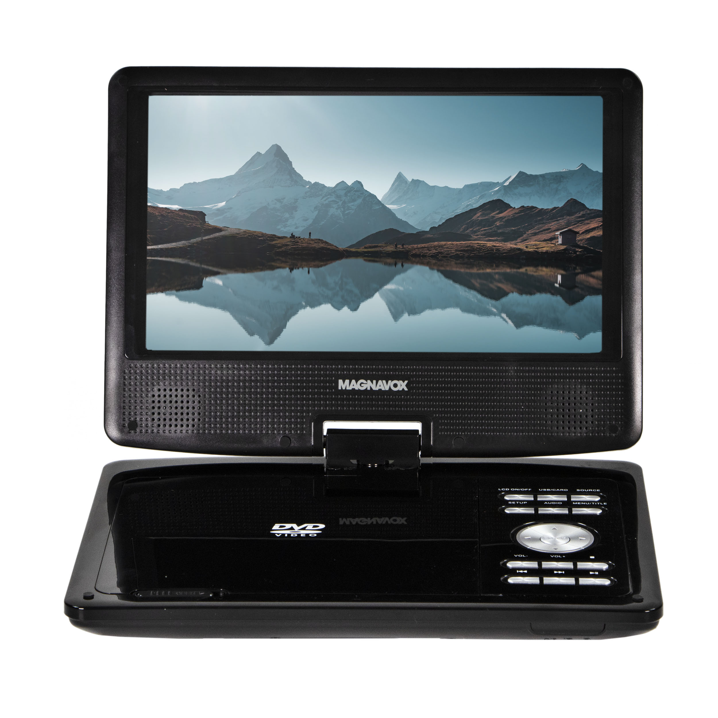 Magnavox MTFT713BK Portable 9 Inch TFT Swivel Screen DVD/CD Player in